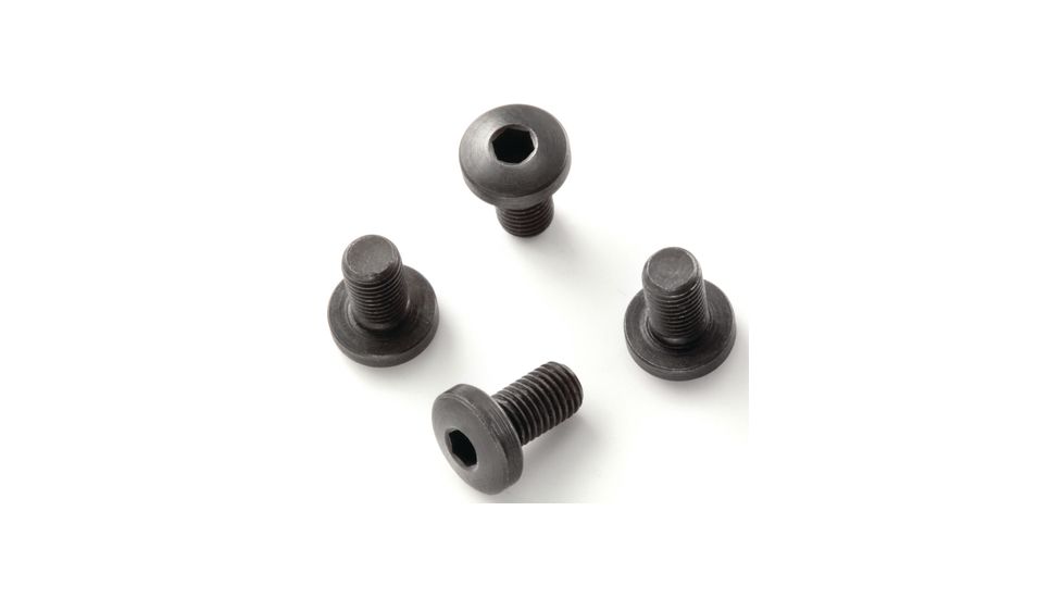 Hogue Grip Screws For Government and Officers Models Hex Head Black Package of Four 45009