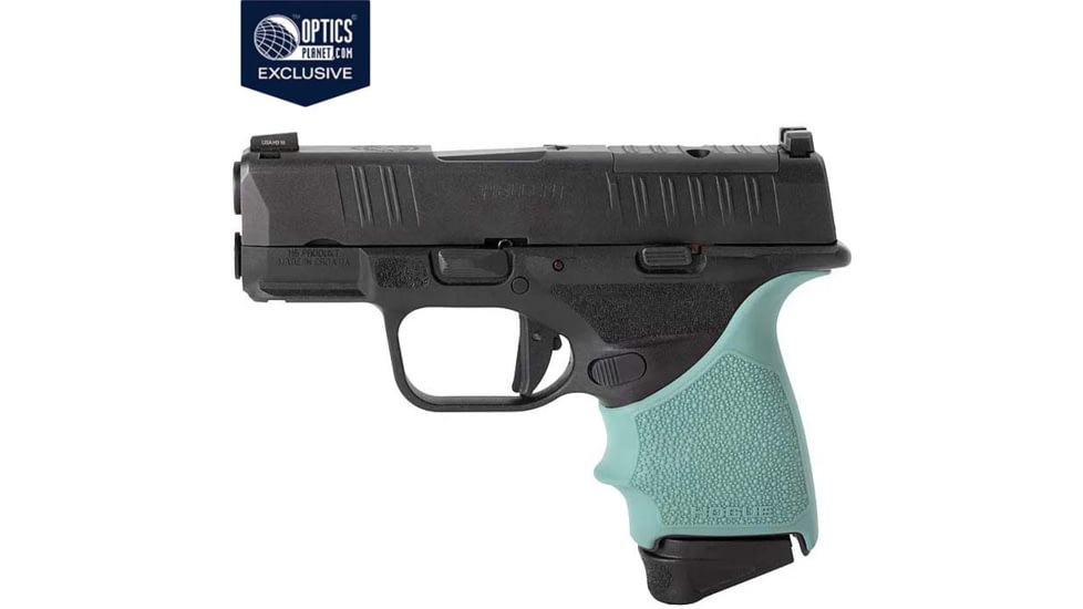 Hogue HandAll Beavertail Grip Sleeve - Springfield Armory Hellcat, Aqua, 18314