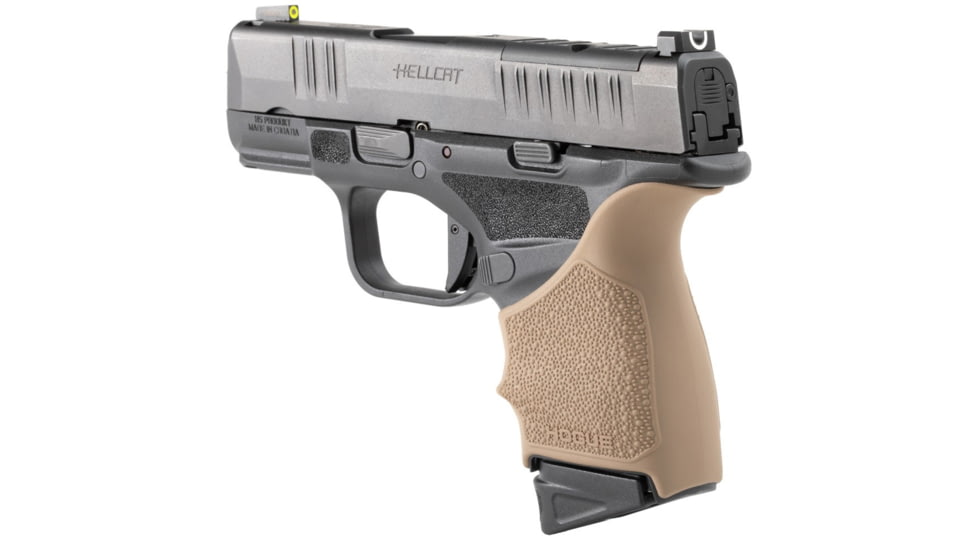 Hogue HandAll Beavertail Grip Sleeve - Springfield Armory Hellcat, Flat Dark Earth, 18313