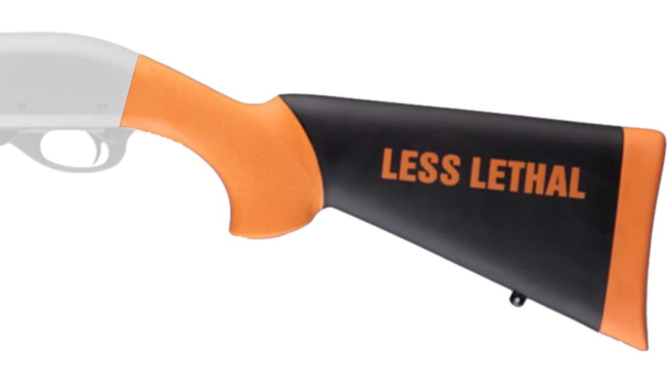 Hogue Less Lethal Orange O.M. Shotgun Stock for the Remington 870 08740