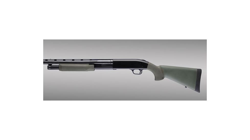 Hogue Mossberg 500 20 GA. OverMold Shotgun Stock kit w/ forend OD Green 05217