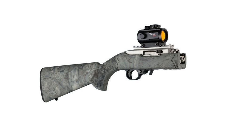 Hogue Ruger 10/22 Takedown Rubber OverMold Stock w/ STD Barrel Channel Ghillie Green, 21840