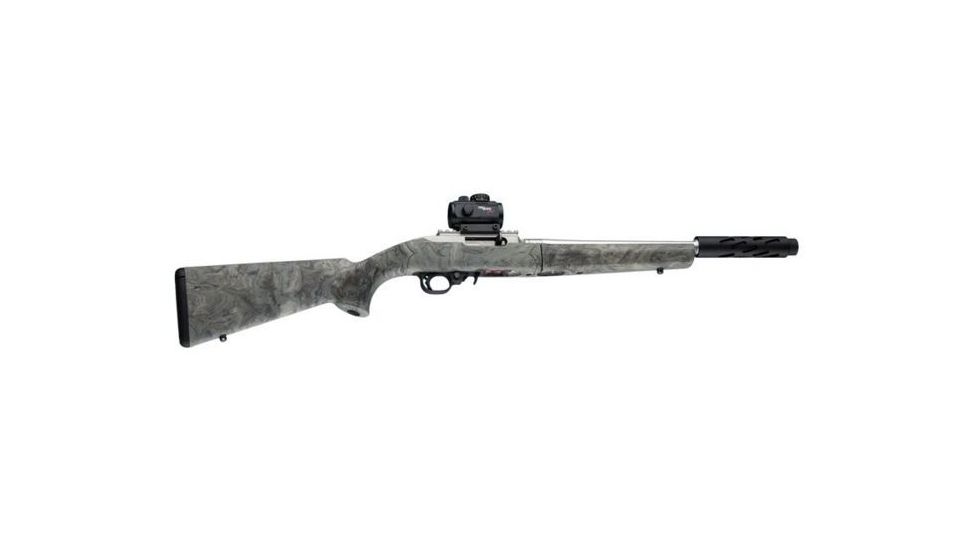 Hogue Ruger 10/22 Takedown Rubber OverMold Stock w/ STD Barrel Channel Ghillie Green, 21840