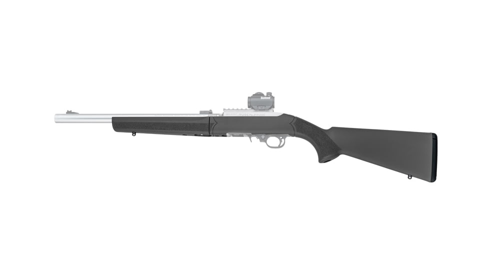 Hogue Ruger 10-22 Takedown Rubber Overmolded Stock w/ .920in Diameter Barrel Channel, Slate Grey, 21252