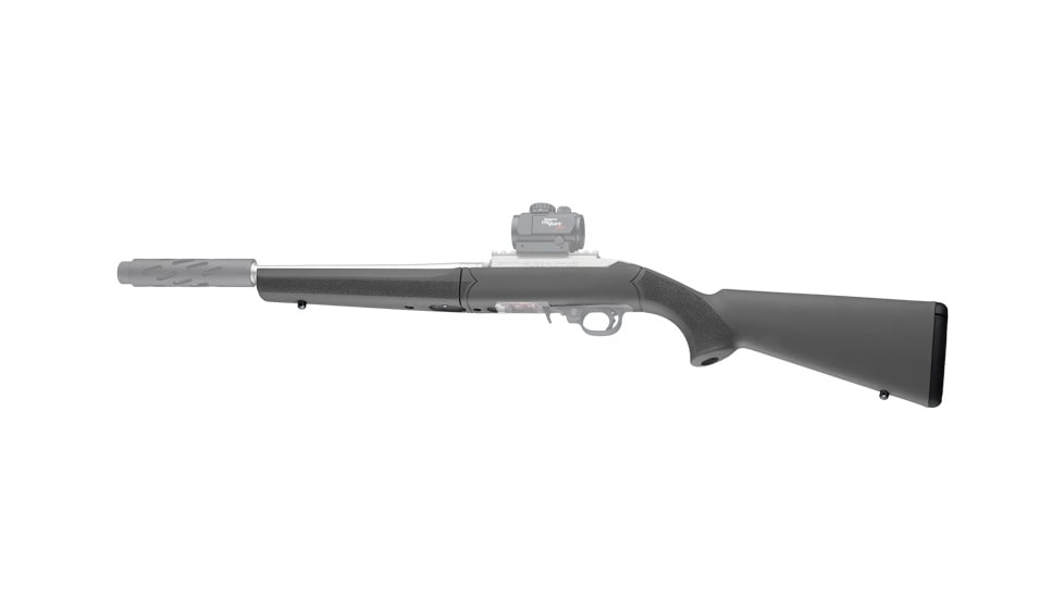 Hogue Ruger 10-22 Takedown Rubber Overmolded Stock w/ Standard Barrel Channel, Slate Grey, 21242