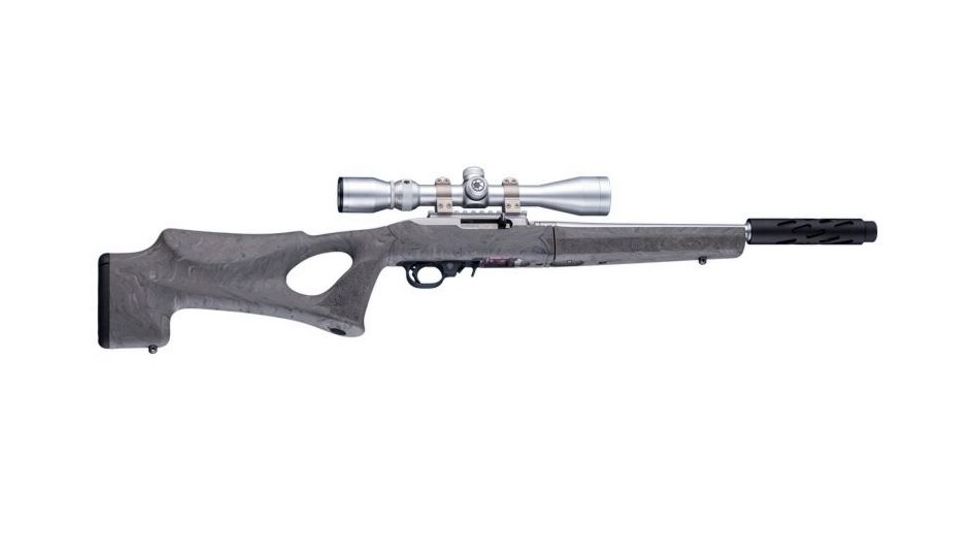 Hogue Ruger 10/22 Takedown Thumbhole Rubber OverMold Stock w/ STD Barrel Channel Ghillie Green, 21860