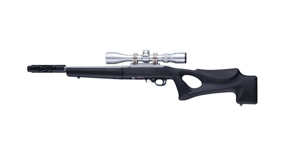 Hogue Ruger 10/22 Takedown Thumbhole Rubber OverMold Stock Only Channel Black, 21060
