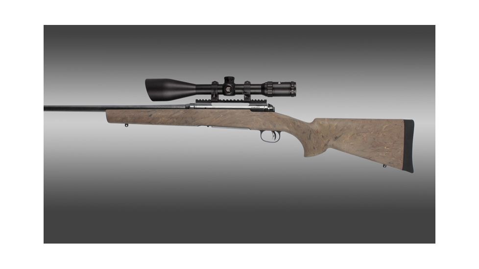 Hogue Savage 110, 112 &amp; 116 Detachable Box Mag / Hinged Floor Plate Long Action Heavy Barrel Full Bed Block Stock Ghillie Tan 11913