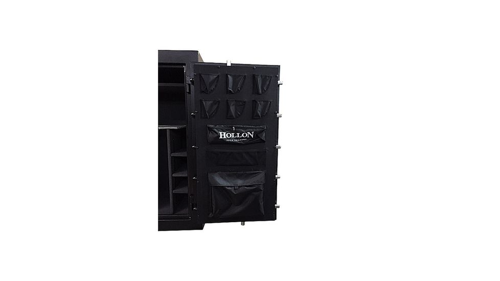 Hollon Safe Fireproof, Drill &amp; Ballistic Resistant Gun Safe w/ Sargent &amp; Greenleaf Type 1 Electronic Lock, Black, Large, CS-36E