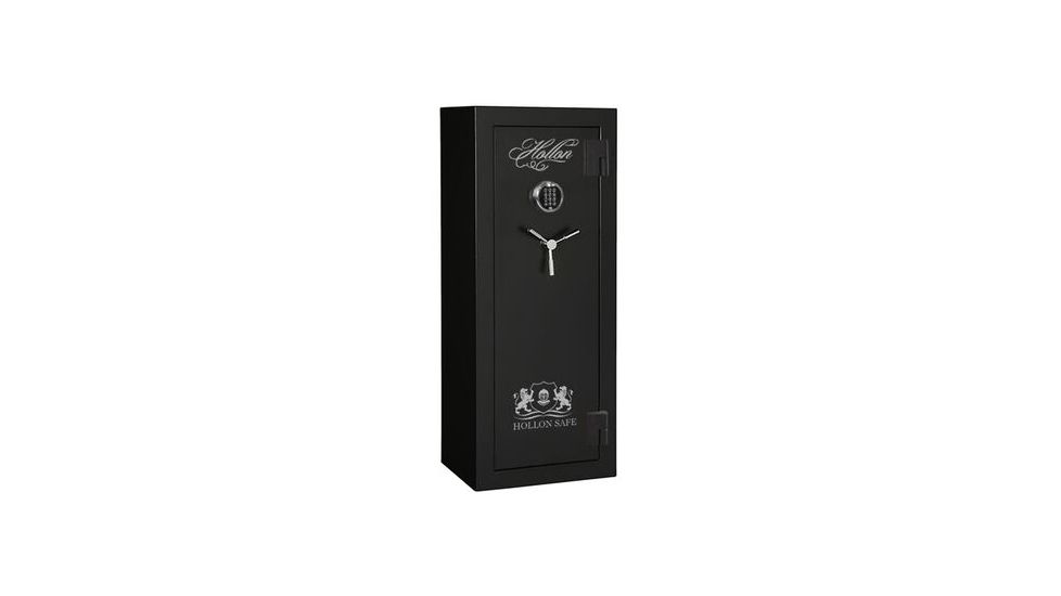 Hollon Safe Fireproof, Drill &amp; Ballistic Resistant Gun Safe w/ Sargent &amp; Greenleaf Type 1 Electronic Lock, Black, Medium CS-24E