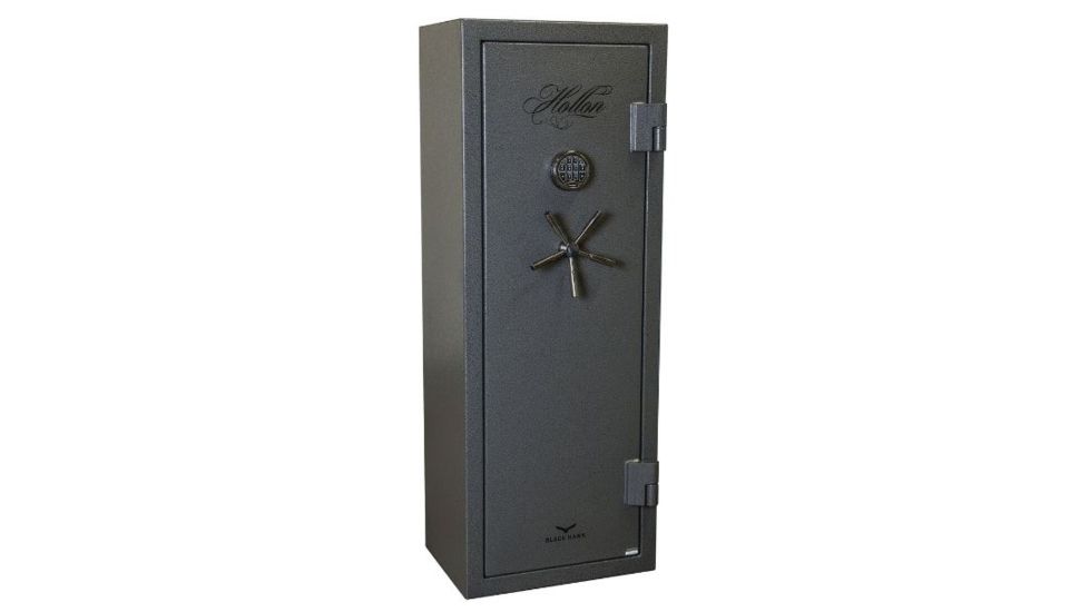 Hollon Safe Hollon BHS-12E Black Hawk Gun Safe, Gray, Large BHS-12E