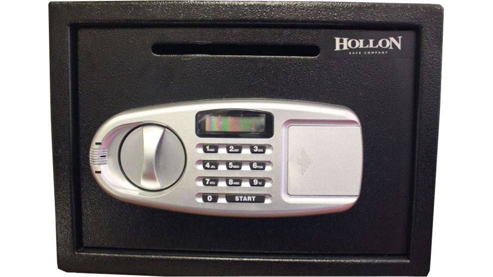 Hollon Safe Hollon DP25EL Drop Slot Safe, Black, Small DP25EL
