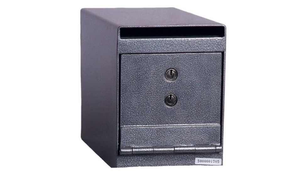 Hollon Safe Hollon HDS-02K Under Counter Drop Safe, Gray, Small HDS-02K