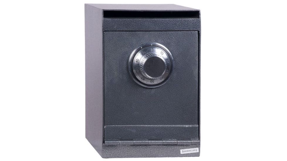 Hollon Safe Hollon HDS-03D Under Counter Drop Safe, Gray, Small HDS-03D
