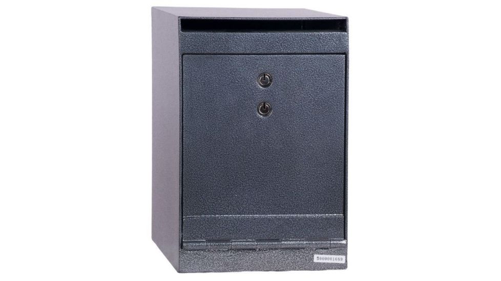 Hollon Safe Hollon HDS-03K Under Counter Drop Safe, Gray, Small HDS-03K