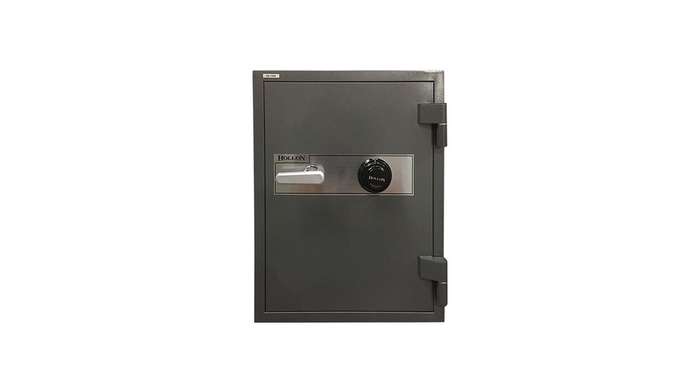 Hollon Safe Hs-750C 2 Hour Fireproof Office Safe, Gray, Exterior: 27in x 20 6/7in x 20in / Interior: 21 1/4in x 15 1/3in x 13 4/7in HS-750C