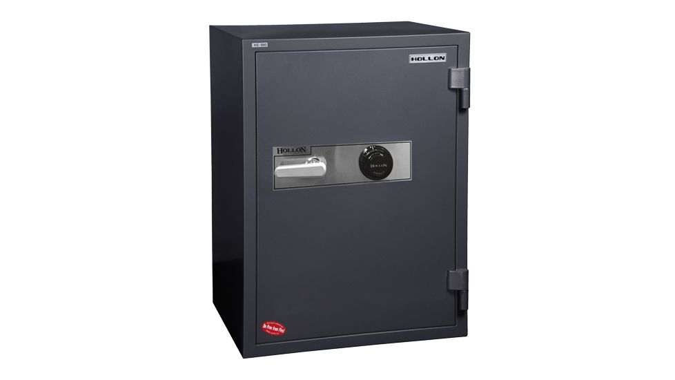 Hollon Safe Hs-880C 2 Hour Fireproof Office Safe, Gray, Exterior: 32in x 23 2/9in x 20in / Interior: 26 2/9in x 17 5/9in x 13 4/7in HS-880C