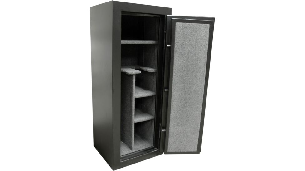 Homak 16 Gun Mechanical Fire Resistant Safe - open