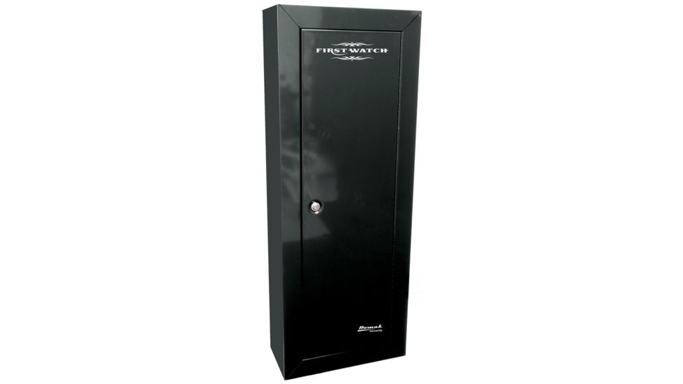 First Watch 8 Gun Black Steel Cabinet