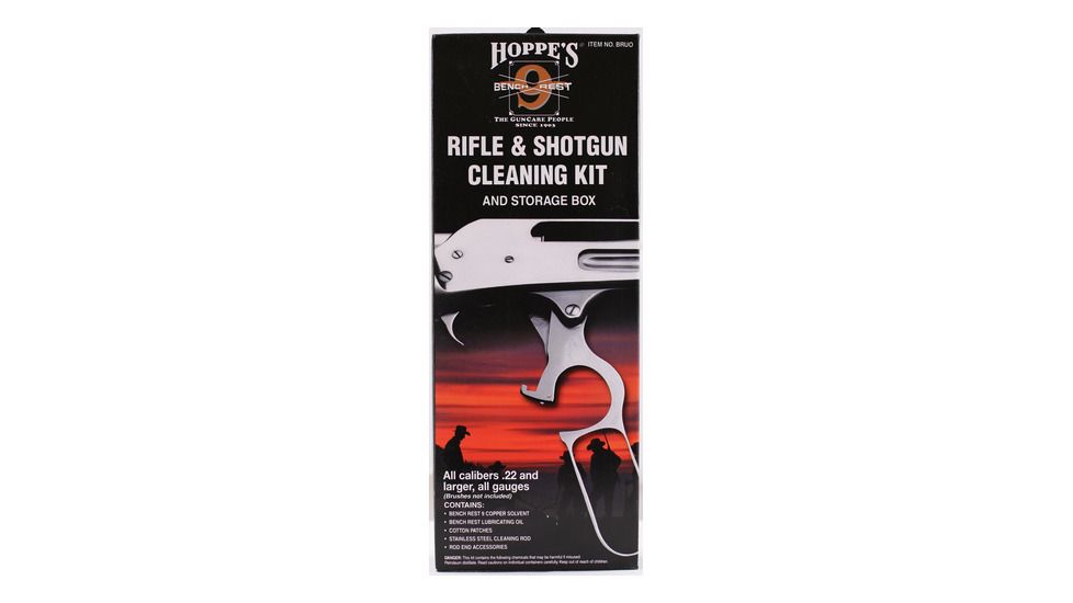 Hoppe's 9 Rifle/Shotgun w/Bench Res All Calibers Cleaning Kit, BRUO