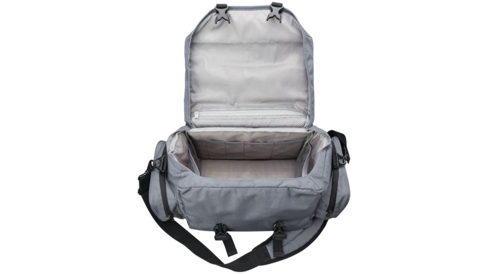 Hoppe's 9 Range Bag, Small, Gray/Black with Hoppe's Logo, HRBS