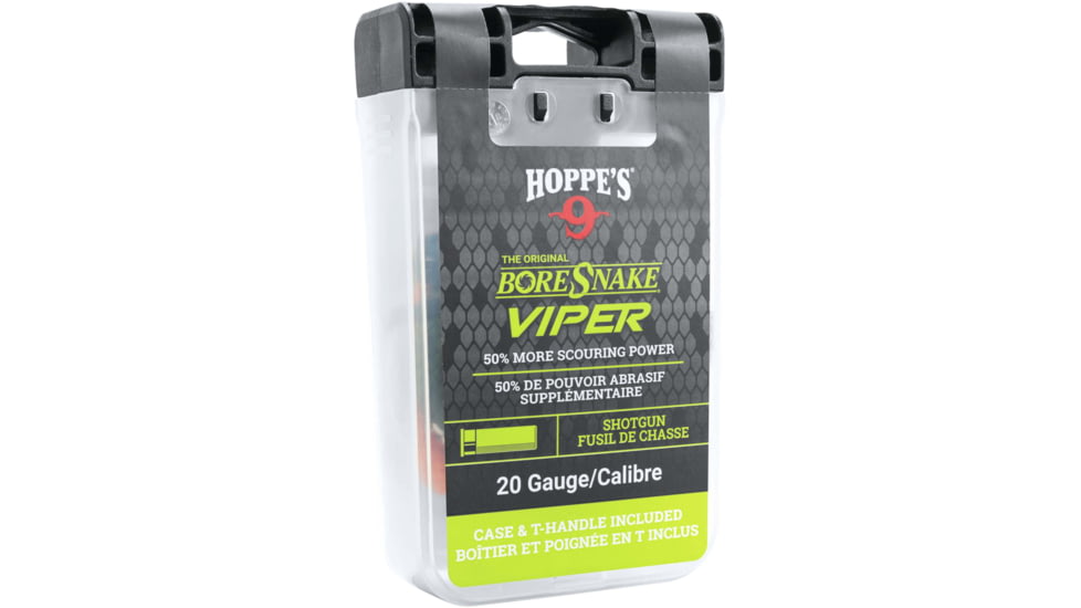 Hoppes 9 BoreSnake Viper Den With Case And T-Handle 20 Gauge, 24033VD