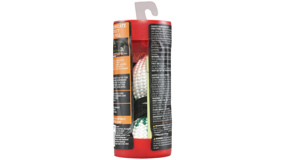 Hoppes 9 Boresnake w/ CLP Cleaning Kit 12GA Shotgun, 210012