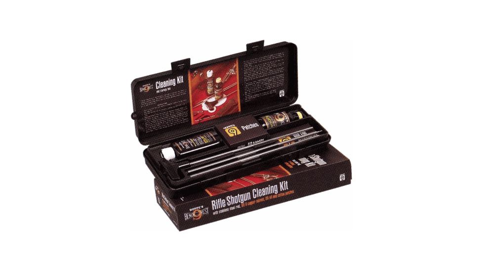 Hoppes Cleaning Pistol Kit Clamshell w/ Aluminum Rods