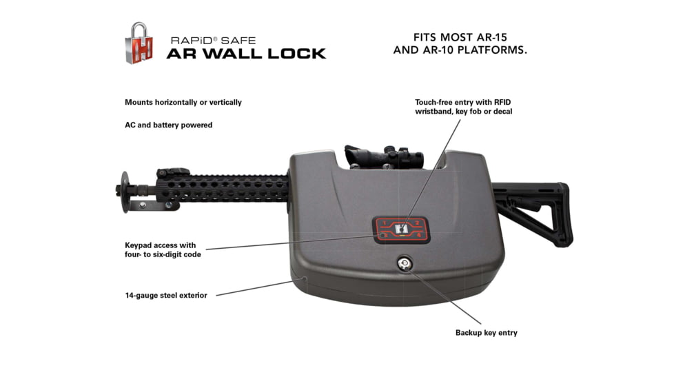 Hornady RAPiD Safe AR Wall Lock, 98185