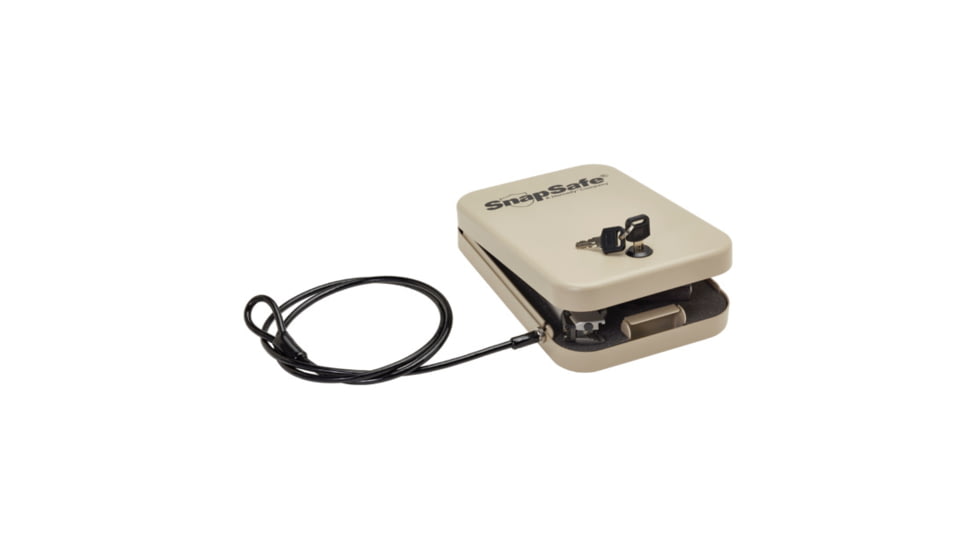 Hornady SnapSafe Lock Box With Key Lock, Large, FDE, 752002325