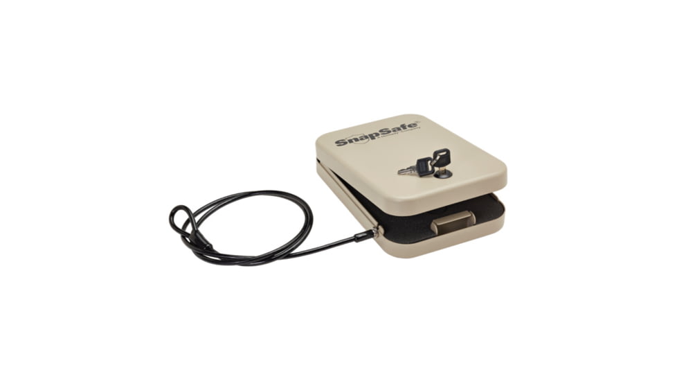 Hornady SnapSafe Lock Box With Key Lock, Large, FDE, 752002325