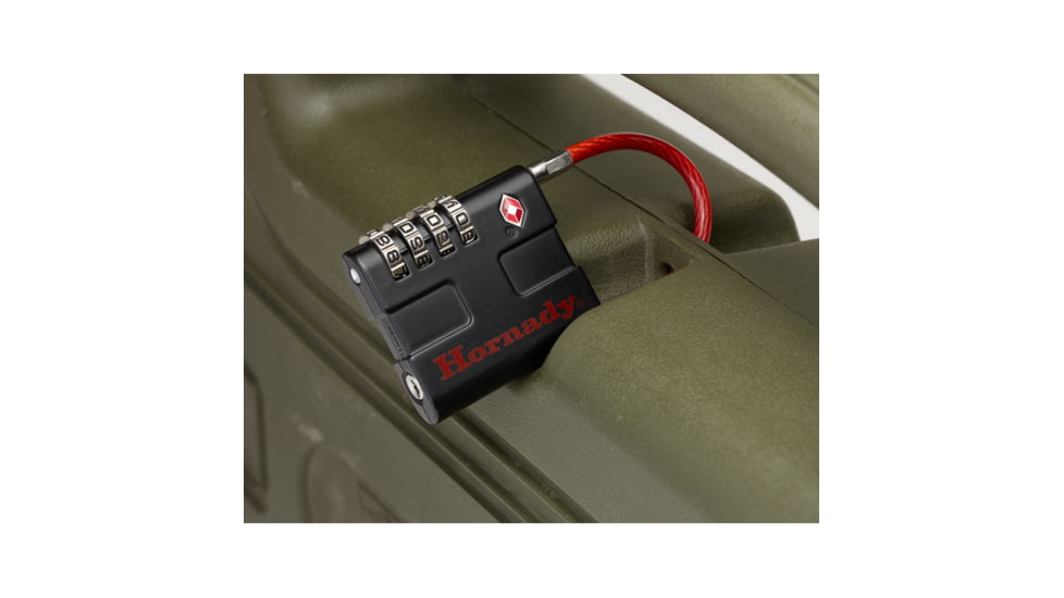 Hornady TSA Padlock w/Cable, 2 Pk, 96022