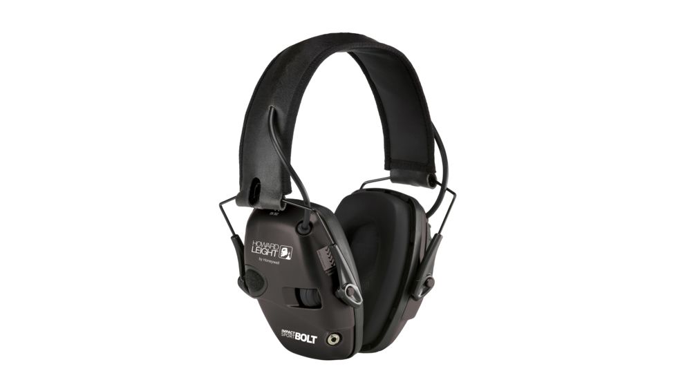 Howard Leight Impact Sport Bolt Electronic Earmuff, Black,One size fits most, R-02525