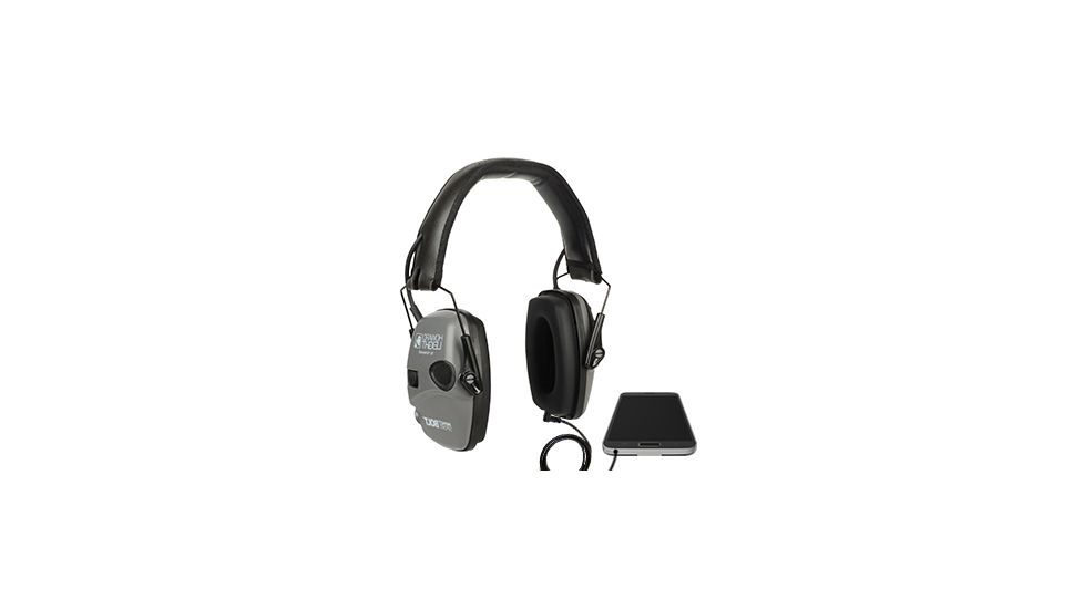 Howard Leight Impact Sport Bolt Electronic Earmuff, Gray, One size fits most, R-02232