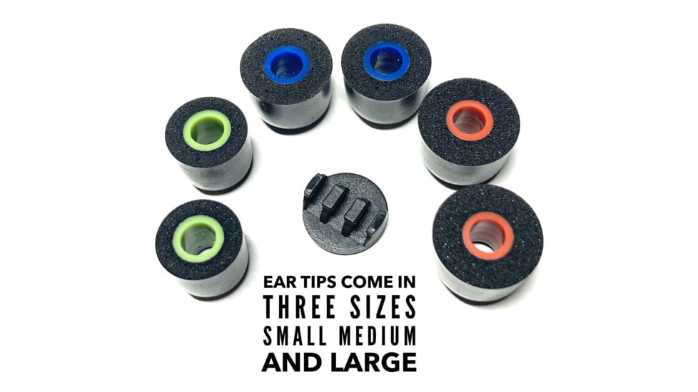 Howard Leight Impact Sport In-Ear Passive Hear Through Technology, OD Green, R-02700