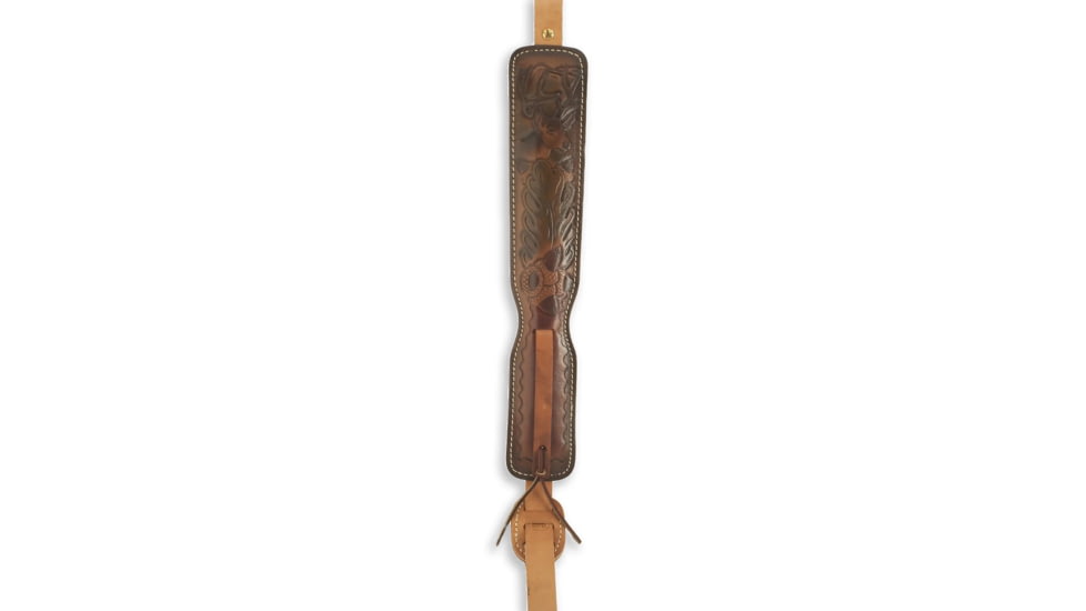Hunter Company 027-25 Custom Brown Leather/Suede With Deer &amp; Acorn Design For R 27-025