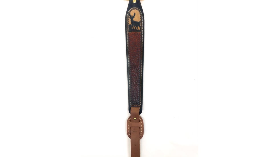 Hunter Company Cobra Rifle Sling, Quick Adjust, Deer Design, Chestnut Tan, 0103, Chestnut Tan, 103