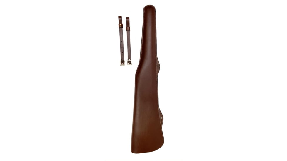 Hunter Company Leather Lever Action Scabbard with Scope, Antique Brown, 0402L