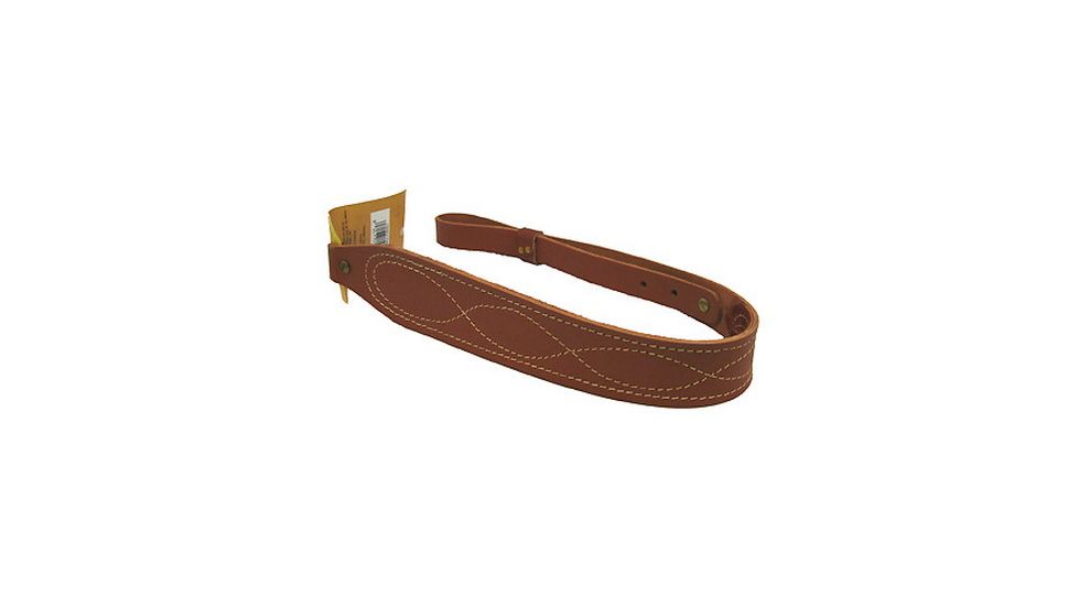Hunter Company Rifle Sling, Figure 8 Stitched Cobra Type 53906, Chestnut Tan, 027-137