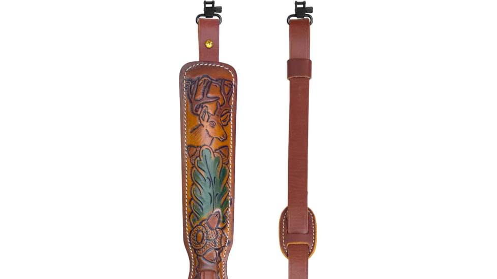 Hunter Full-Grain Leather Custom Padded Rifle Sling