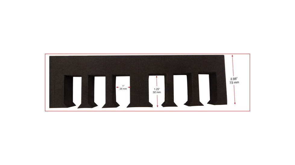 Hyskore Double Stack Pistol Magazine Rack And Organizer, Black, 30316