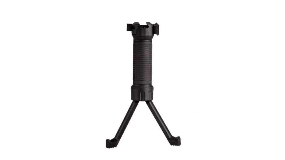 IMI Defense EBF-2 Polymer Bipod Foregrip with Metal Reinforced Legs, Black, IMI-EBF2-BLK