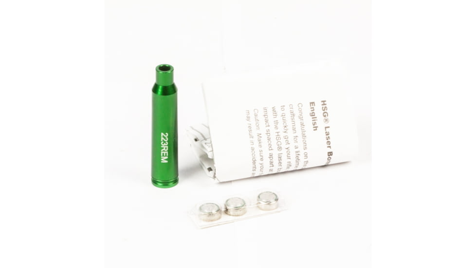 JE Machine Tech 5mW Laser Boresighter, .223, Green TS-BS223G