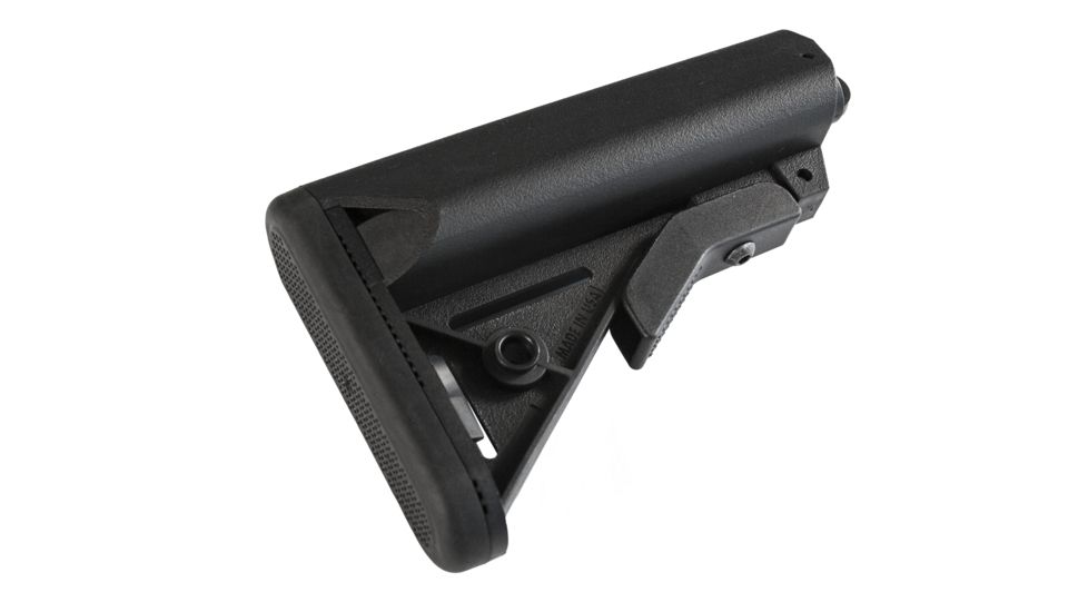 JE Machine Tech CA Compliant AR SOPMOD Mil-Spec Pinned LM Buttstock, Black PS-ST7B-CA