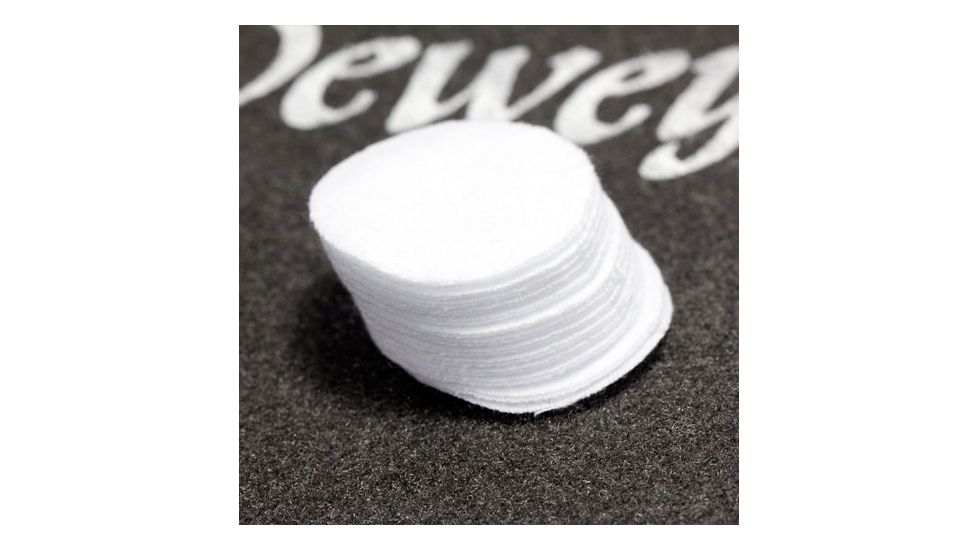 J. Dewey P-171 1-1/4" Round Patches 100/bag, White, n/a P171