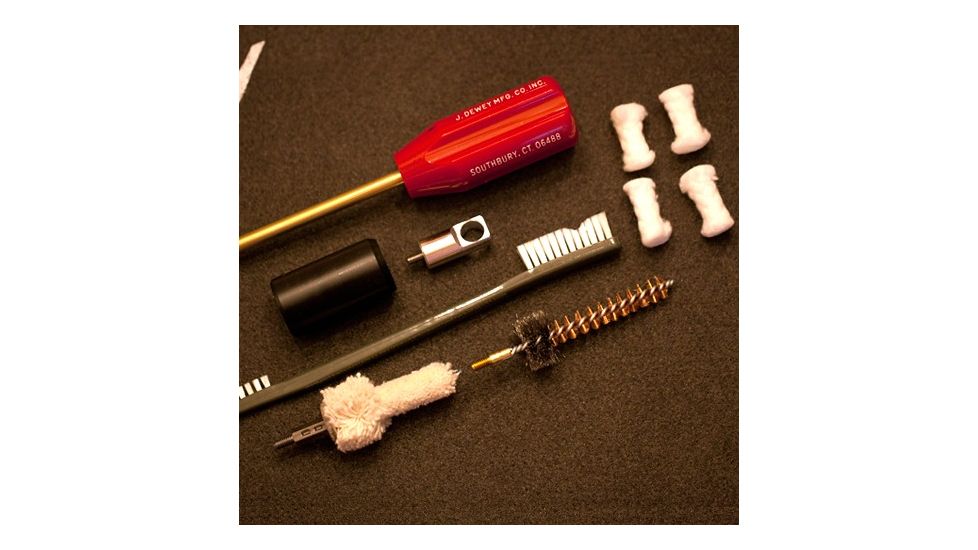 J. Dewey L-16   .223 AR-15 Lug Recess Cleaning Kit, Clear/Red, n/a L-16