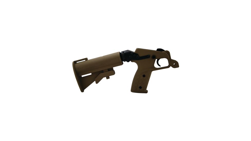 Kel Tec Pistol Grip AR Stock Adapter With Collapsible Stock Tan