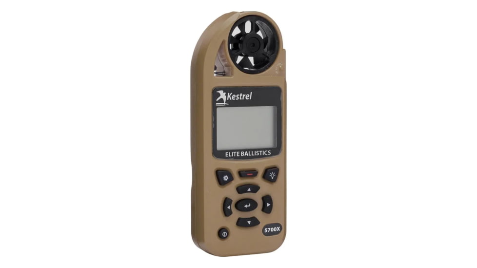 Kestrel 5700X Elite Weather Meter w/Applied Ballistics &amp; LiNK, Desert Tan, 0857XALTANM
