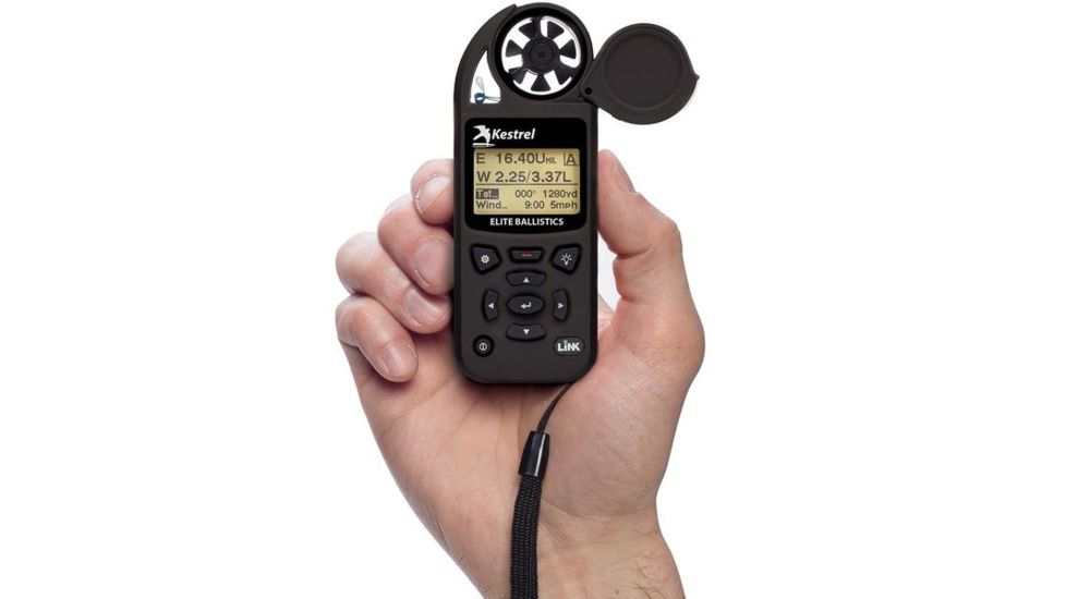 Kestrel Elite Weather Meter with Applied Ballistics with LiNK, Black, 0857ALBLK