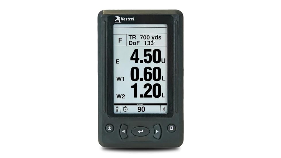 Kestrel Hud For 5 Series Ball- Istics Meters Black W/y-remote